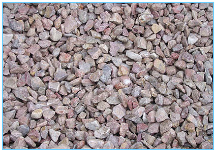 20mm Devon Pink Chippings